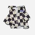 Smiley Face Plaid Pet Shirt – Casual Button-Up Dog Clothing for Everyday Wear