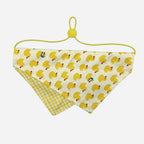 Cute Duck‑Print Pet Bandana – Adjustable Dogs and Cats Scarf Accessory for Daily Wear