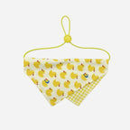 Cute Duck‑Print Pet Bandana – Adjustable Dogs and Cats Scarf Accessory for Daily Wear