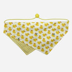 Cute Duck‑Print Pet Bandana – Adjustable Dogs and Cats Scarf Accessory for Daily Wear