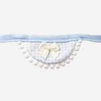 Bow Pom-Pom Pet Bandana Bib – Cute Checkered for Cats, Dogs and Small Pets