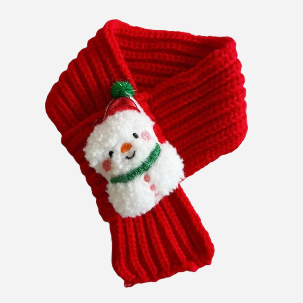 Christmas Red Pet Scarf – Holiday Neck Accessory for Cats