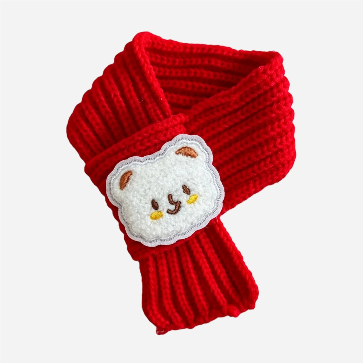 Christmas Red Pet Scarf – Holiday Neck Accessory for Cats