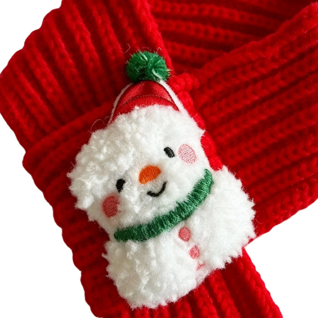 Christmas Red Pet Scarf – Holiday Neck Accessory for Cats