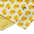 Cute Duck‑Print Pet Bandana – Adjustable Dogs and Cats Scarf Accessory for Daily Wear